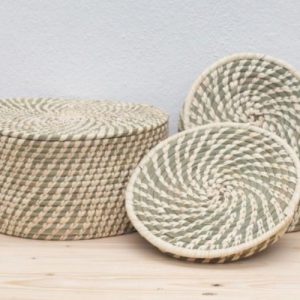 Natural Spiral Storage Basket