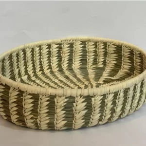 Oval Natural Floral Tray