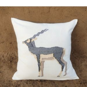 Cushion Cover Krishna Mrig (Black Buck)