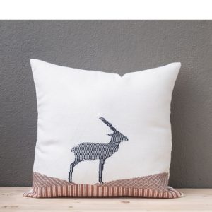 Cushion Cover Black buck in the Desert